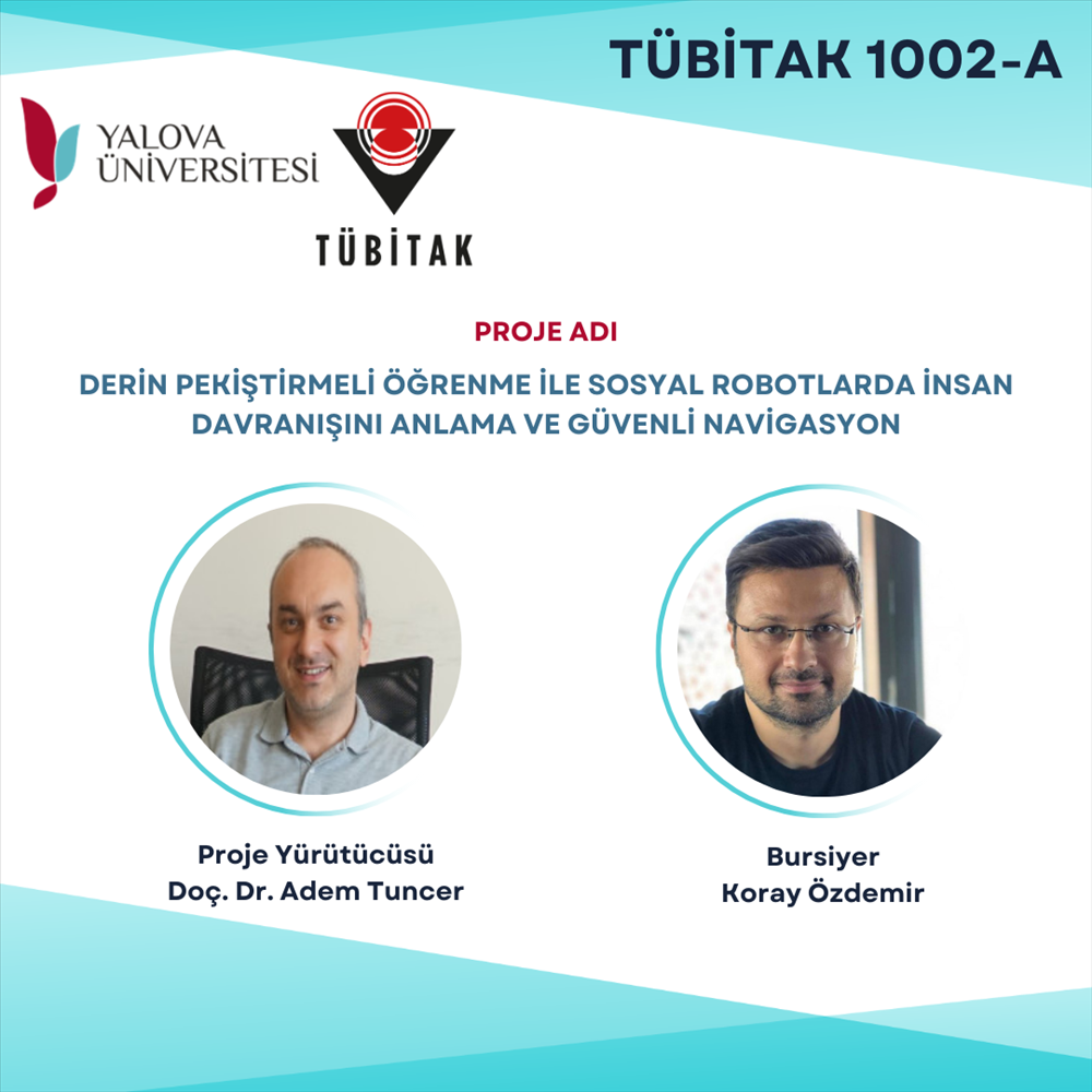 Doç. Dr. Adem Tuncer'e TÜBİTAK 1002-A Proje Desteği